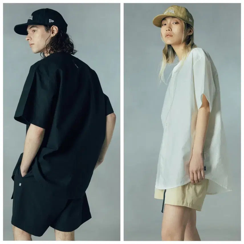 [BUNJANG] New Era Japan Black Label Baseball Shirt (2XL) / 뉴에라 JAPAN 블랙라벨 (2XL) 베이스볼 셔츠