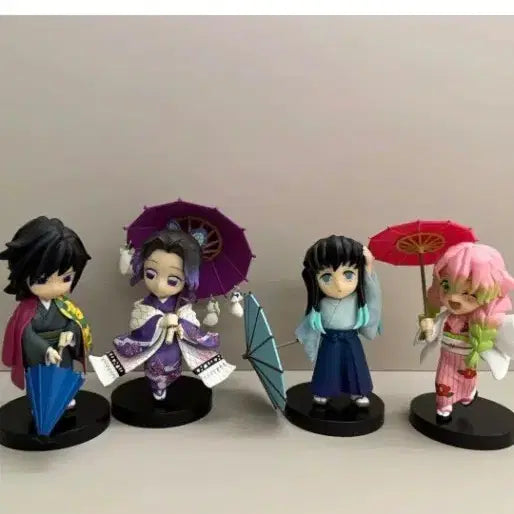 [BUNJANG] Demon Slayer Mitsuri Kanroji Chibi Figure Umbrella / 귀멸의 칼날 칸로지 미츠리 우산  귀칼  귀칼 장마 치비 피규어 비공식
