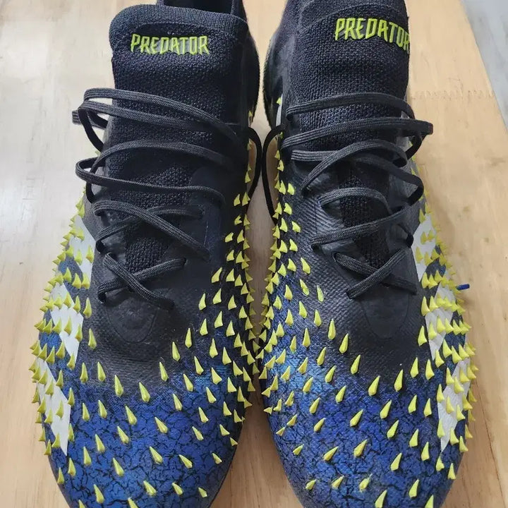 [BUNJANG] Adidas Predator Freak .1 FG 265mm Black/Blue Football Boots / 프레데터 프릭.1 FG 265mm