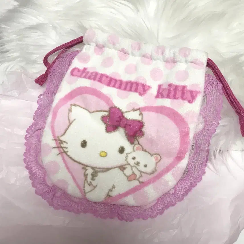 [BUNJANG] Charmmy Kitty Classic Pouch / 챠미키티 키티 고전 파우치