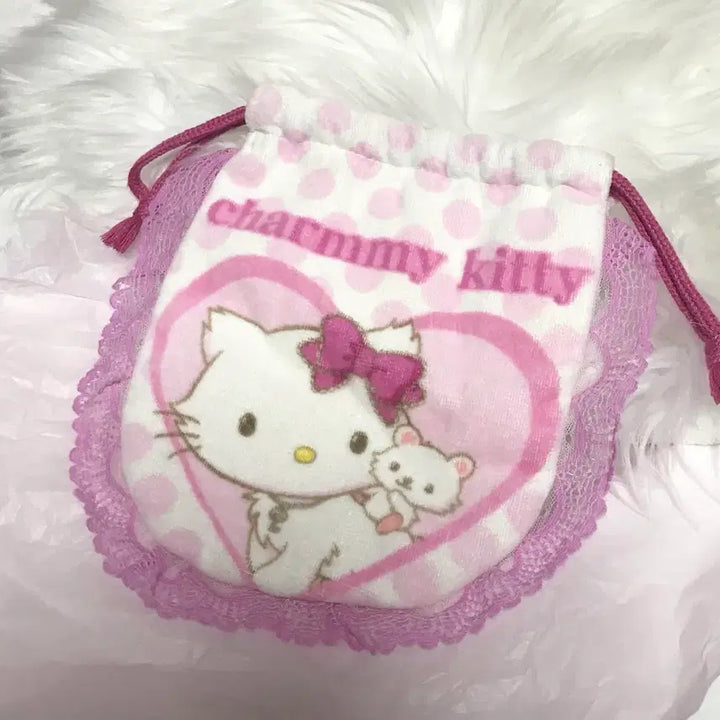 [BUNJANG] Charmmy Kitty Classic Pouch / 챠미키티 키티 고전 파우치