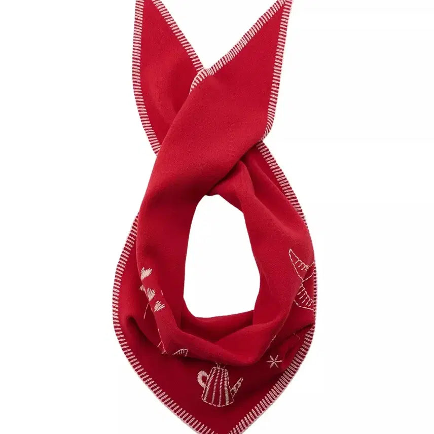 [BUNJANG] ZARA Knit Bandana Scarf / ZARA 니트 반다나 스카프