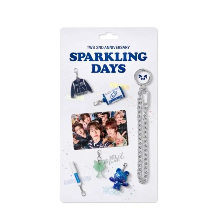 [SOLD OUT] 투어스 TWS 2주년 드롭 체인 키링 세트(미개봉 풀셋)