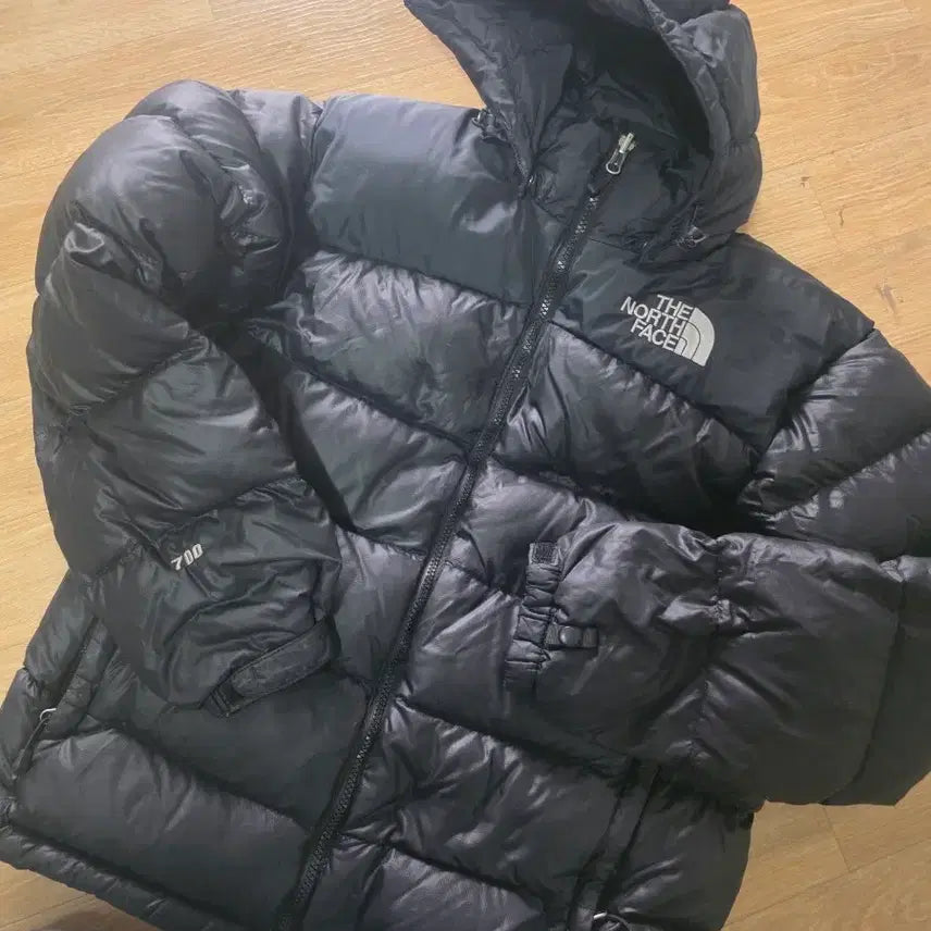 [BUNJANG] The North Face 700 Hooded Down Jacket Black / 노스페이스 700 패딩 블랙 후드