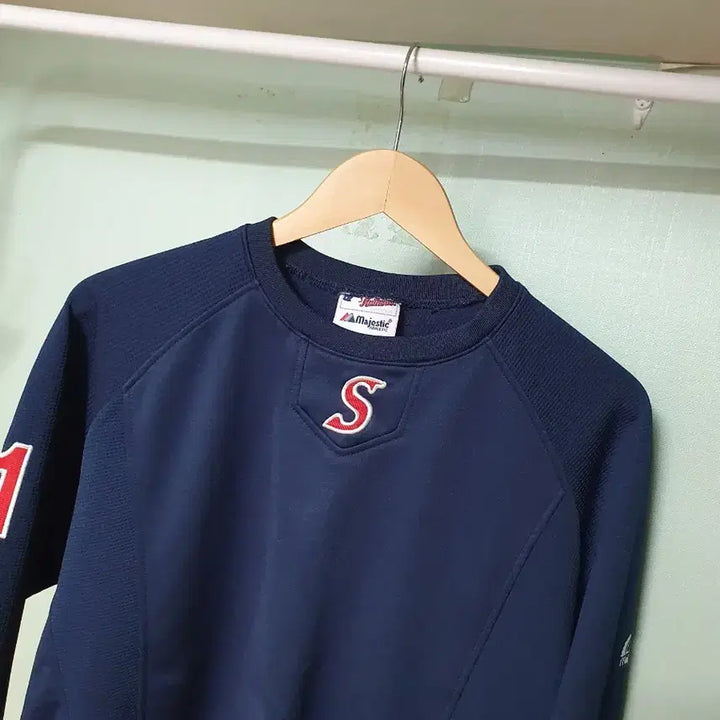 [BUNJANG] Majestic Fleece Long Sleeve T-Shirt / 마제스틱 기모 긴팔 티셔츠 100~105슬림