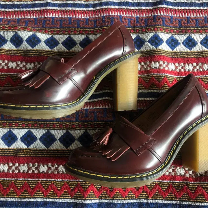 [BUNJANG] Dr. Martens Roma Burgundy Shoes 220 / 닥터마틴 로마 버건디 구두 220