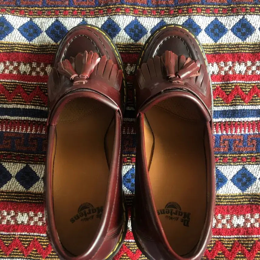 [BUNJANG] Dr. Martens Roma Burgundy Shoes 220 / 닥터마틴 로마 버건디 구두 220