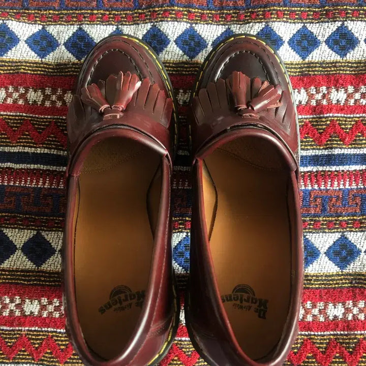 [BUNJANG] Dr. Martens Roma Burgundy Shoes 220 / 닥터마틴 로마 버건디 구두 220