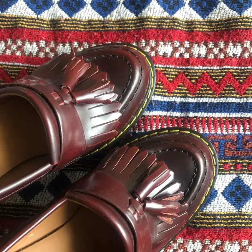 [BUNJANG] Dr. Martens Roma Burgundy Shoes 220 / 닥터마틴 로마 버건디 구두 220