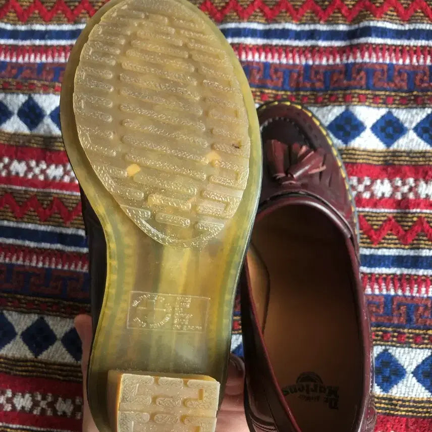 [BUNJANG] Dr. Martens Roma Burgundy Shoes 220 / 닥터마틴 로마 버건디 구두 220