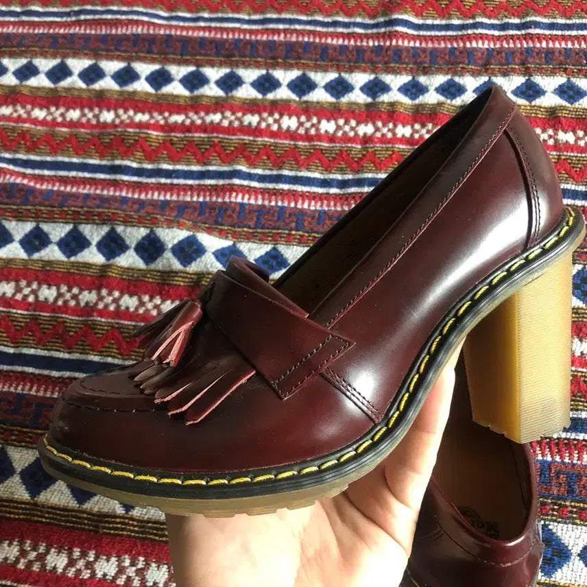 [BUNJANG] Dr. Martens Roma Burgundy Shoes 220 / 닥터마틴 로마 버건디 구두 220