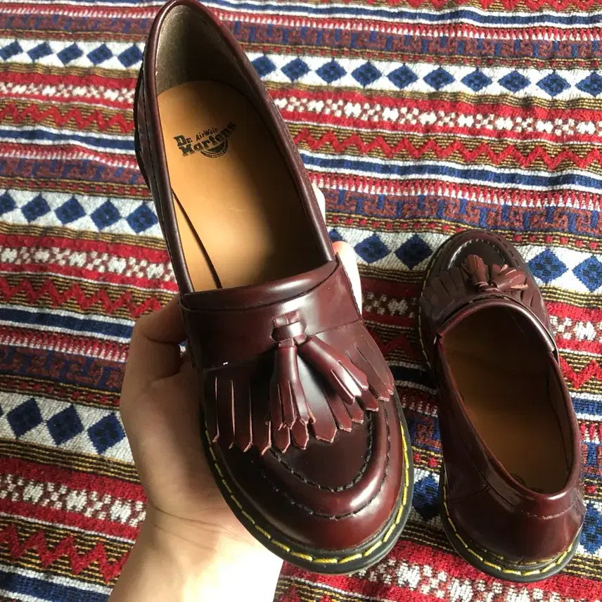 [BUNJANG] Dr. Martens Roma Burgundy Shoes 220 / 닥터마틴 로마 버건디 구두 220