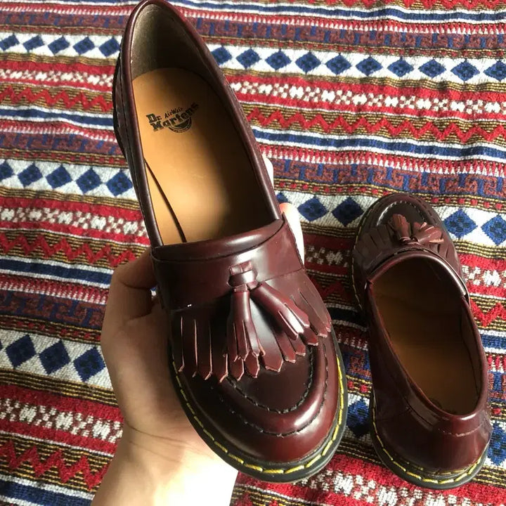 [BUNJANG] Dr. Martens Roma Burgundy Shoes 220 / 닥터마틴 로마 버건디 구두 220