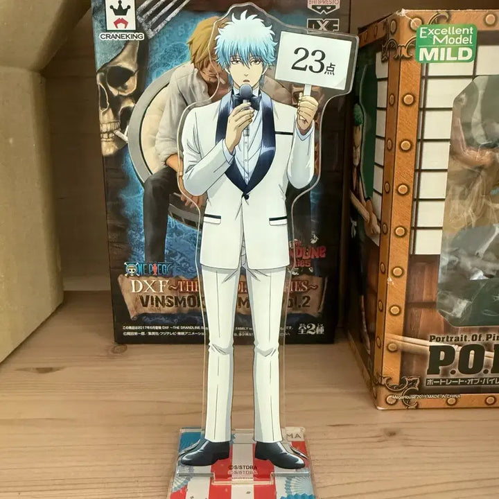 [BUNJANG] Gintama Gintoki Acrylic Maneki Neko Karaoke Collaboration / 은혼 긴토키 아크릴 마네키네코 노래방 콜라보