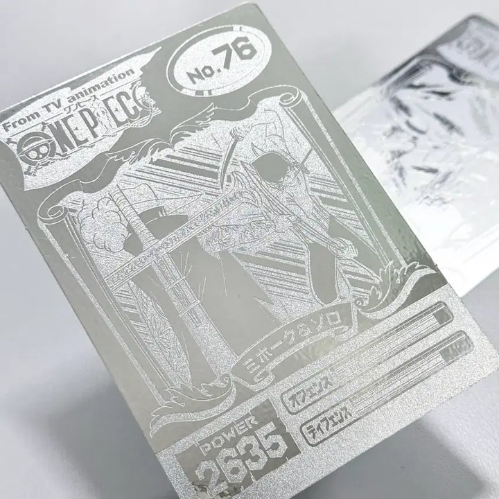 [BUNJANG] One Piece Rare Silver Card Bundle Set / 10장 세트) 원피스 레어 실버 카드 조로 미호크 루피 희귀 프로모 sp