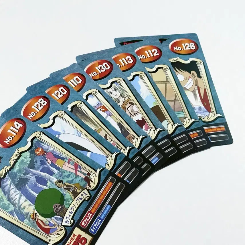 [BUNJANG] One Piece Rare Silver Card Bundle Set / 10장 세트) 원피스 레어 실버 카드 조로 미호크 루피 희귀 프로모 sp