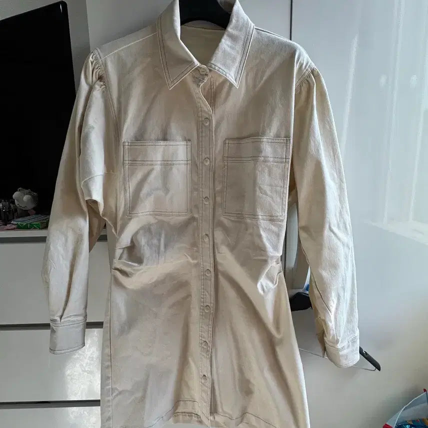 [BUNJANG] Pandora Fit Ivory Mini Dress / 판도라핏 원피스