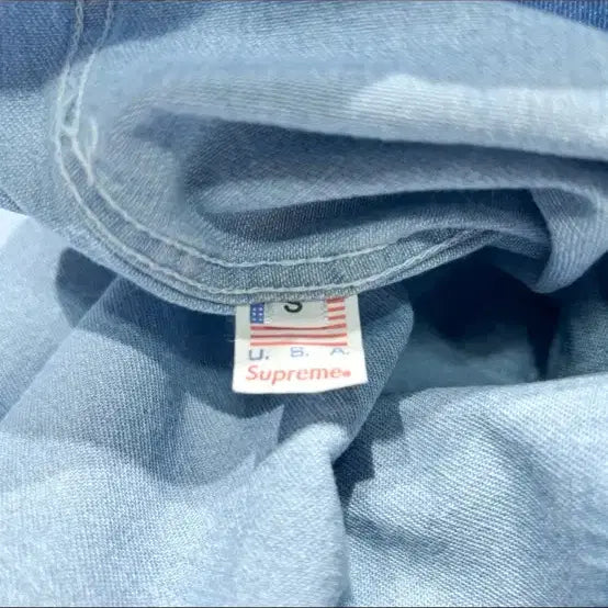 [BUNJANG] Supreme Denim Shirt / 슈프림데님셔츠