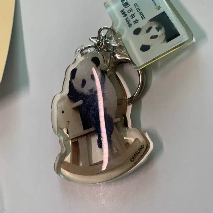 [BUNJANG] Everland Fu Bao Acrylic Keyring (Unsealed) / 푸바오 아크릴키링 일괄 (개봉)