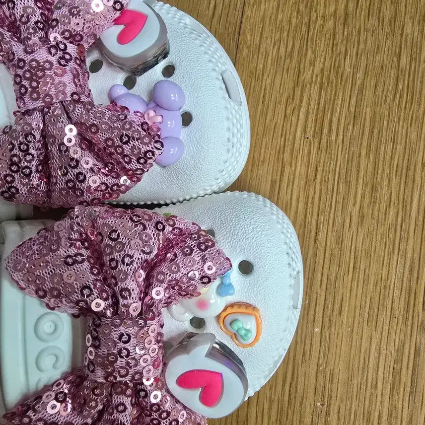 [BUNJANG] Crocs C6 (130) Shoes with Jibbitz / 크록스c6(130)