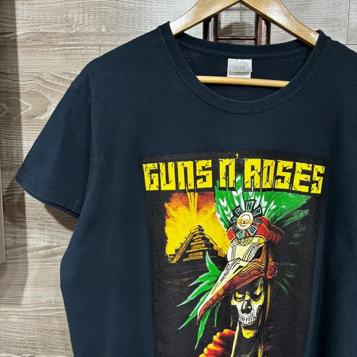[BUNJANG] Gildan Printed Rock T-Shirt XL / 길단 프린팅 락 티셔츠 XL(nbb428 반팔