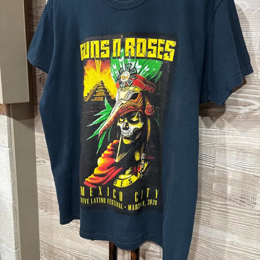 [BUNJANG] Gildan Printed Rock T-Shirt XL / 길단 프린팅 락 티셔츠 XL(nbb428 반팔