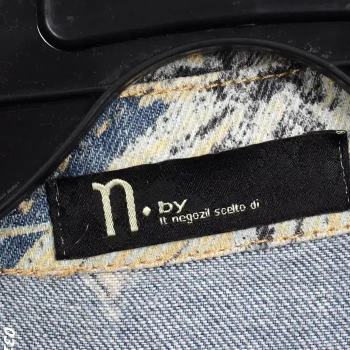 [BUNJANG] n by Floral Denim Shirt Dress / 여성F/ n by 플로럴 데님 롱셔츠겸 원피스 16-20