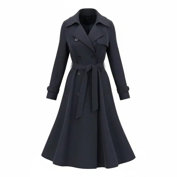 [BUNJANG] MustB Navy Trench Coat - Women&