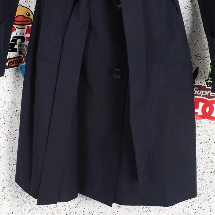 [BUNJANG] MustB Navy Trench Coat - Women&