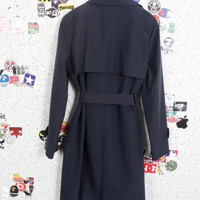 [BUNJANG] MustB Navy Trench Coat - Women&