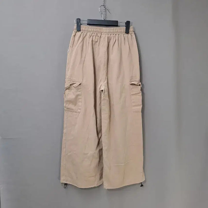 [BUNJANG] Beige Cargo Wide Pants / 베이지색 카고 와이드 바지