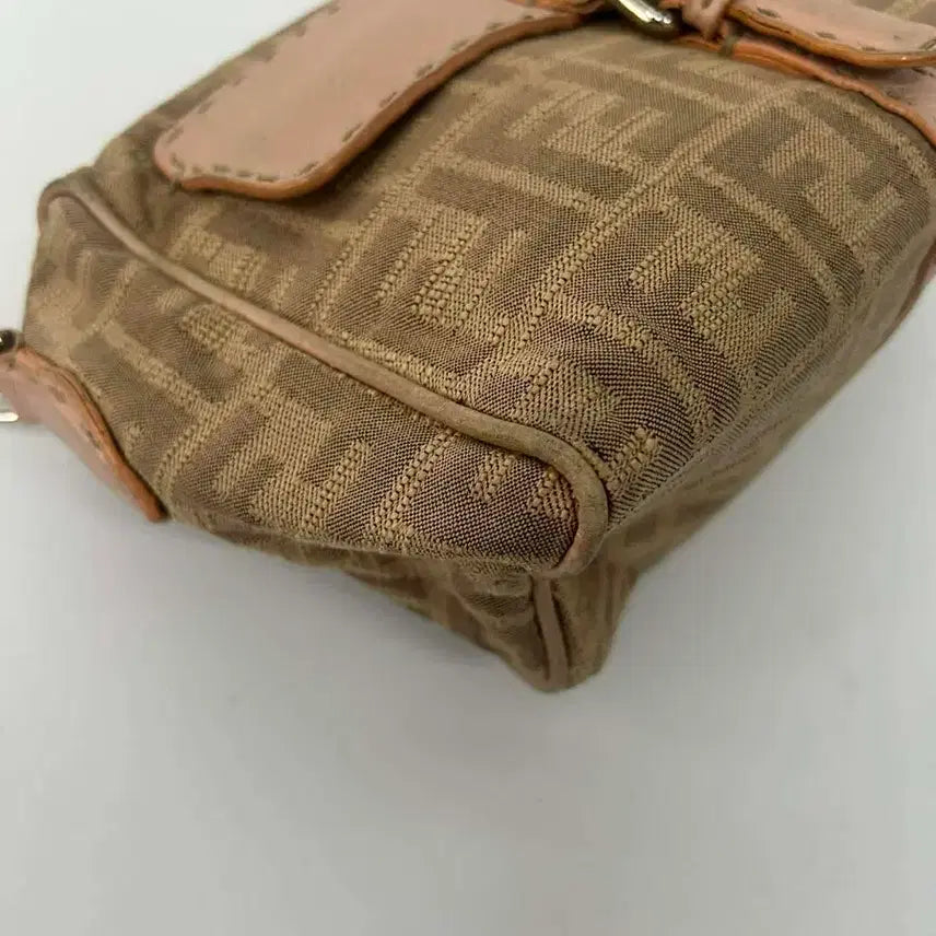 [BUNJANG] Fendi FF Zucca Canvas Mini Shoulder Bag / 펜디 FF주카 캔버스 미니 크로스 숄더백