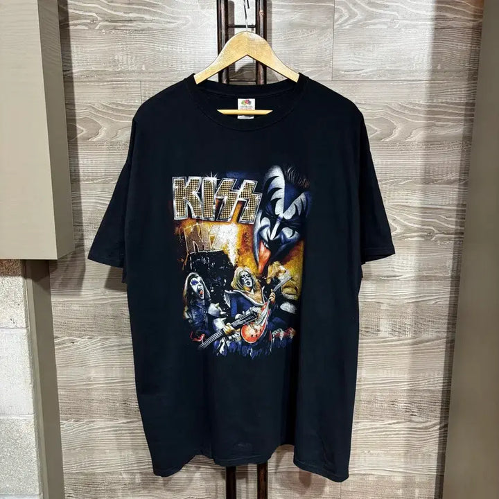 [BUNJANG] Fruit of the Loom Printed Rock T-Shirt 2XL / 프룻오브더룸 프린팅 락 티셔츠 2XL(nbb433 반팔