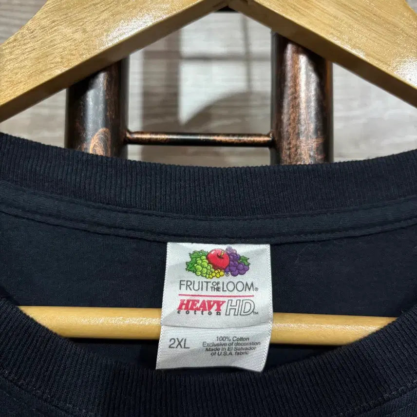 [BUNJANG] Fruit of the Loom Printed Rock T-Shirt 2XL / 프룻오브더룸 프린팅 락 티셔츠 2XL(nbb433 반팔