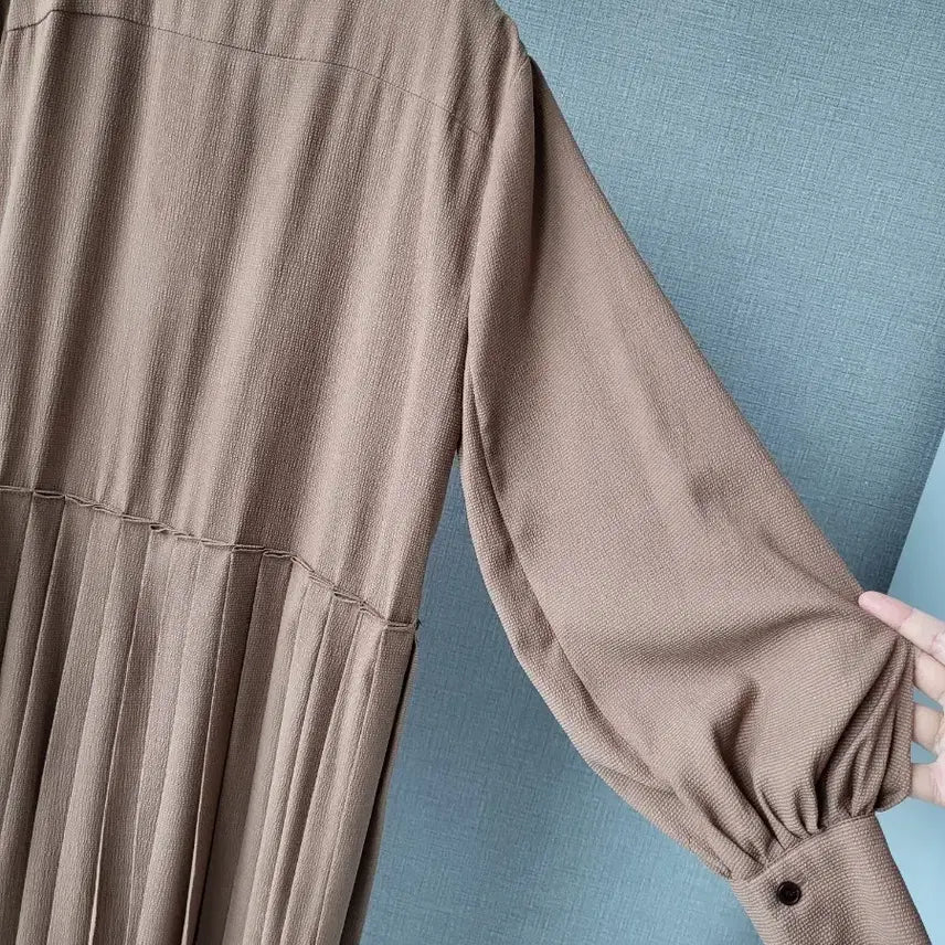 [BUNJANG] G Studio Pleated Long Dress / g studio 플리츠 풍성롱원피스