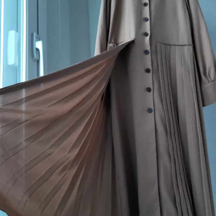 [BUNJANG] G Studio Pleated Long Dress / g studio 플리츠 풍성롱원피스