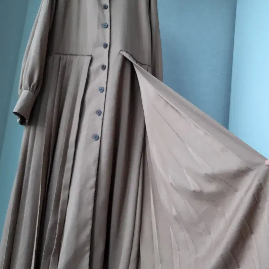 [BUNJANG] G Studio Pleated Long Dress / g studio 플리츠 풍성롱원피스