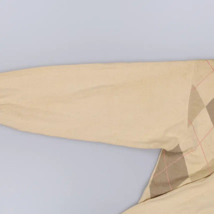 [BUNJANG] Polo Argyle Cotton Cardigan / 100 폴로 아가일 코튼 가디건 0325H1