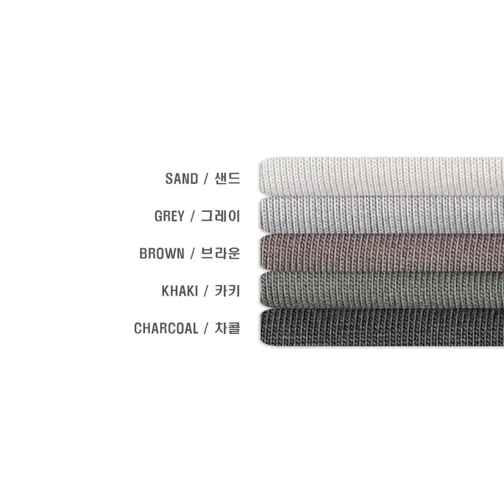 [BUNJANG] LAINE Curved Pigment Long Sleeve T-shirt / LAINE 커브드 피그먼트 긴팔티 5color