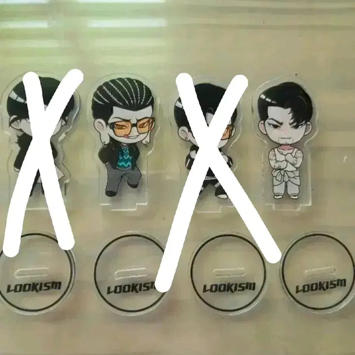 [BUNJANG] Lookism SD Acrylic Standee - Han Shin-woo, Ji Gong-seop, Lee Jin-sung, Vasco / 외모지상주의 외지주 SD 아크릴 한신우 지공섭 이진성 바스코