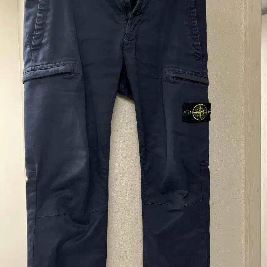 [BUNJANG] Stone Island Washed Navy Pants / 스톤아일랜드 23fw 워싱네이비팬츠 31-32