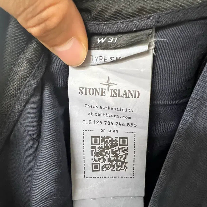 [BUNJANG] Stone Island Washed Navy Pants / 스톤아일랜드 23fw 워싱네이비팬츠 31-32