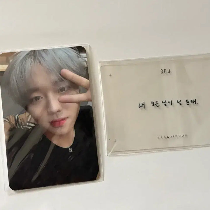 [BUNJANG] Park Jihoon 360 Official POB Photocard &amp; Eco Bag / 박지훈 360 공방포카&amp;에코백