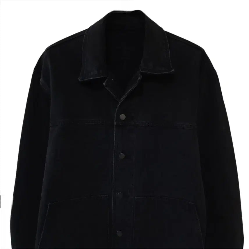 [BUNJANG] Musinsa Black Denim Jacket / 무신사 청자켓 블랙자켓 100-105 남여