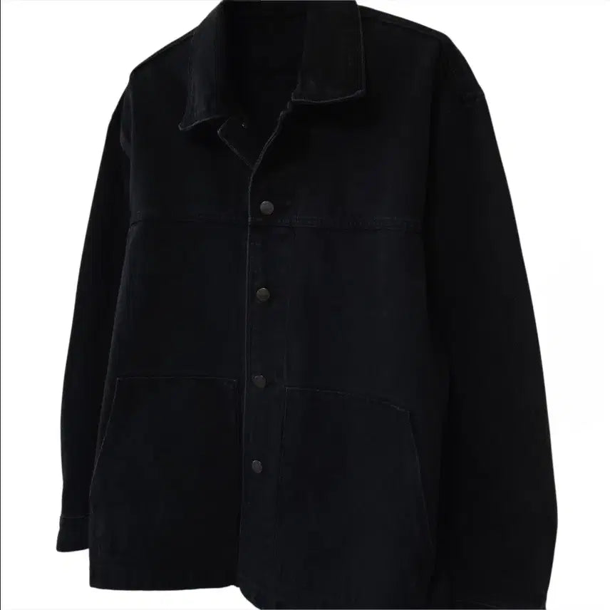 [BUNJANG] Musinsa Black Denim Jacket / 무신사 청자켓 블랙자켓 100-105 남여