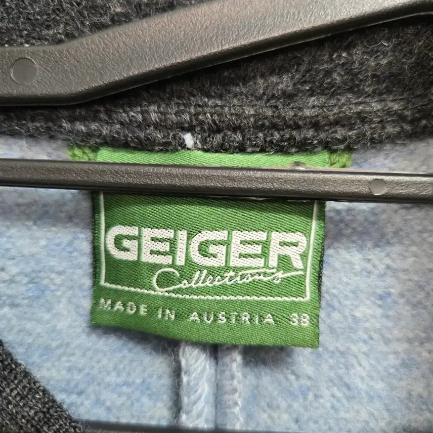 [BUNJANG] Geiger Sky Blue Wool Knit Jacket Coat / 가이거 하늘색 울 니트 자켓 코트 38/7