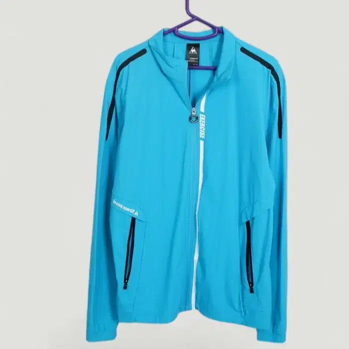 [BUNJANG] Le Coq Sportif Functional Nylon Windbreaker Jumper BL / 남성105 / 르꼬끄 기능성 나일론 바람막이점퍼BL 26-122