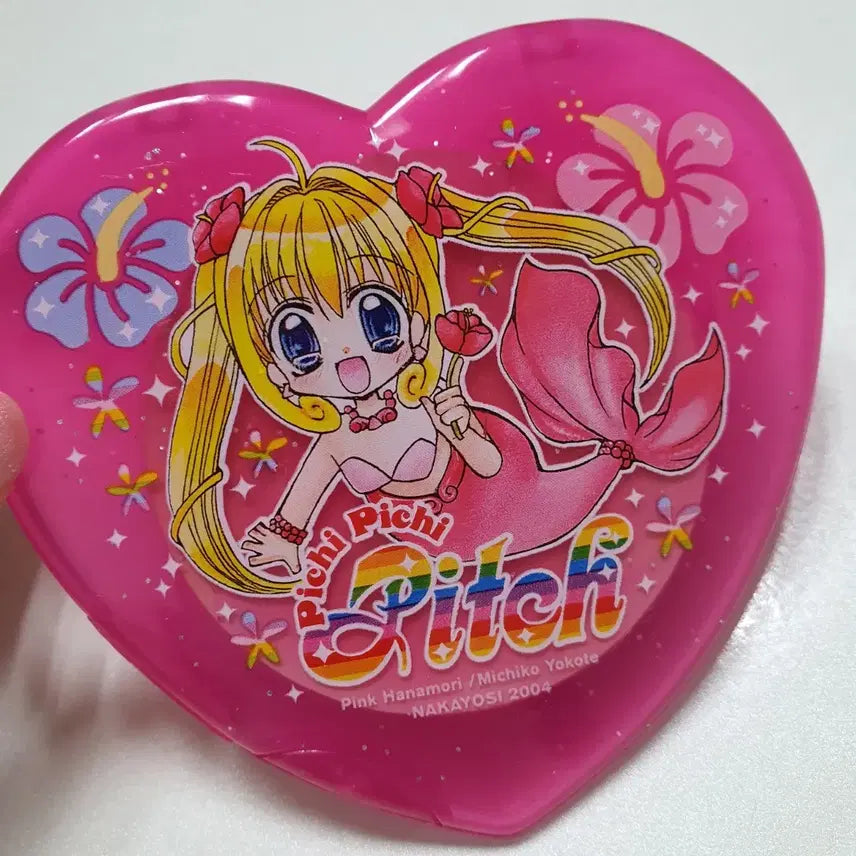 [BUNJANG] Peach Peach Pitchy 2004 Classic Comb Compact Mirror Nakayoshi Appendix / (고전문구) 피치피치핏치 2004년 고전 빗 거울 콤팩트 나카요시 부록