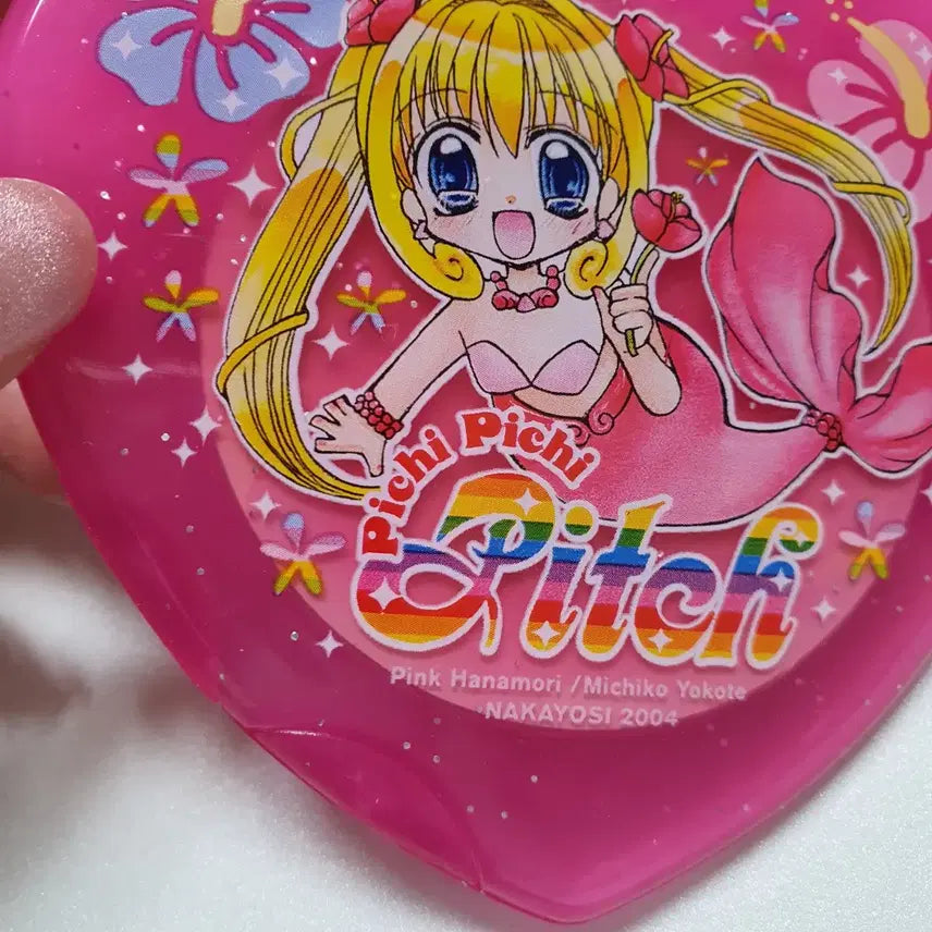 [BUNJANG] Peach Peach Pitchy 2004 Classic Comb Compact Mirror Nakayoshi Appendix / (고전문구) 피치피치핏치 2004년 고전 빗 거울 콤팩트 나카요시 부록