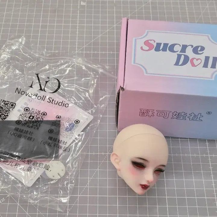 [BUNJANG] MSD Source Doll Zenru Head Mia Pink Doll Head / 풀박스 소스돌 젠루 헤드 msd 미아핑크 구체관절인형 헤드